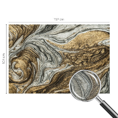 Custom size wall mural with an abstract swirls design