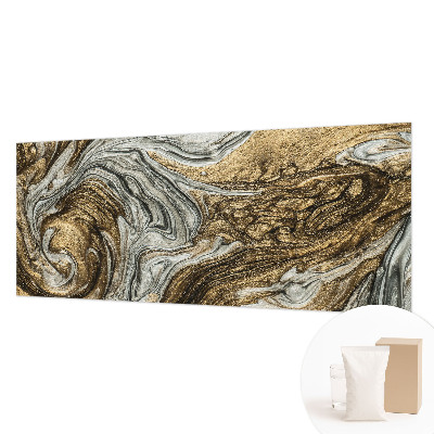 Custom size wall mural with an abstract swirls design