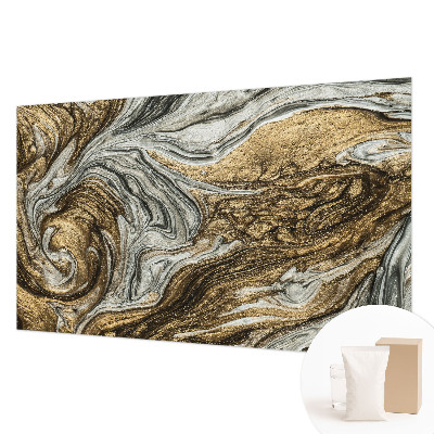 Custom size wall mural with an abstract swirls design