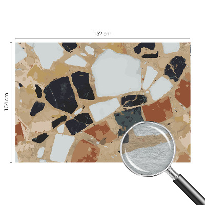 Large wall mural wallpaper with a rustic stone pattern