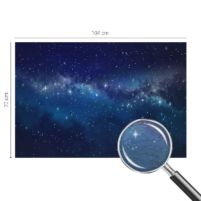 Modern wall mural featuring a Starry Night design