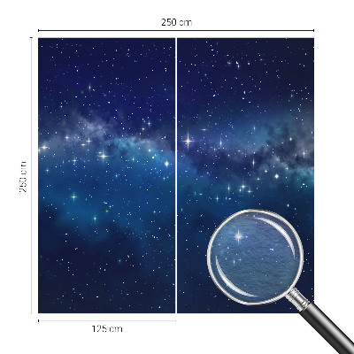 Modern wall mural featuring a Starry Night design