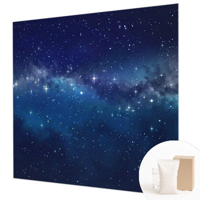Modern wall mural featuring a Starry Night design