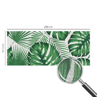 Premium wall mural for bedroom Tropical leaves