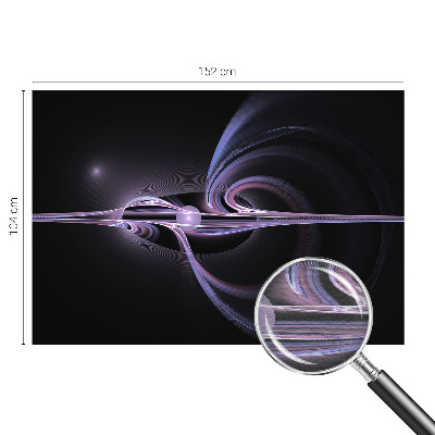 Non-woven wall mural with a cosmic abstraction design