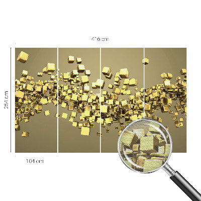 Photo wallpaper Creative cubes