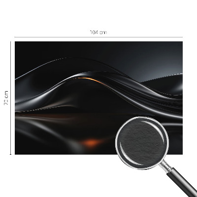 Wallpaper mural with a metallic wave pattern