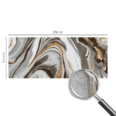 Wallpaper mural for living room with a marble swirls design