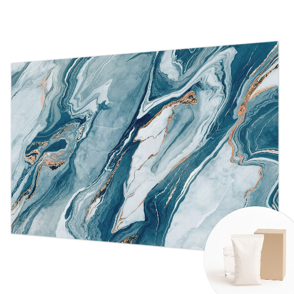 Large wall mural featuring a mineral elegance design