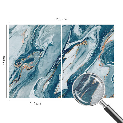 Large wall mural featuring a mineral elegance design