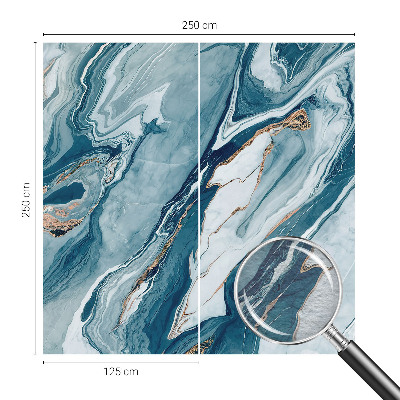 Large wall mural featuring a mineral elegance design