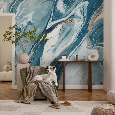 Large wall mural featuring a mineral elegance design