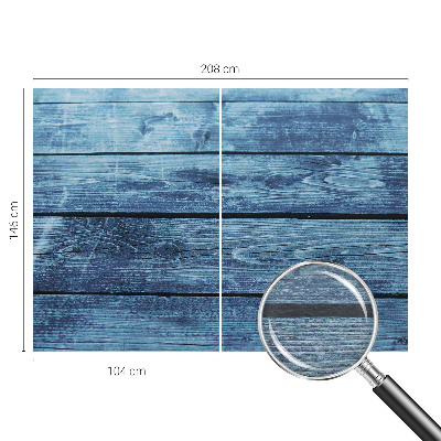 Large wallpaper mural with a rustic floor design