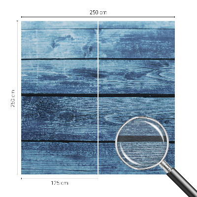 Large wallpaper mural with a rustic floor design