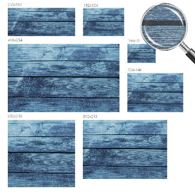 Large wallpaper mural with a rustic floor design