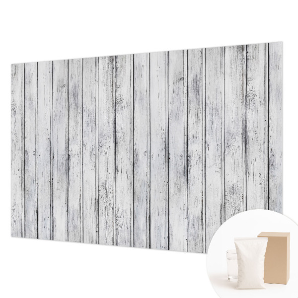 Large wall mural wallpaper with a wooden boards design