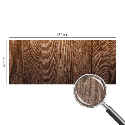 Custom size wall mural with a wooden rings design