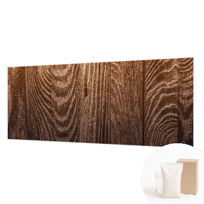 Custom size wall mural with a wooden rings design