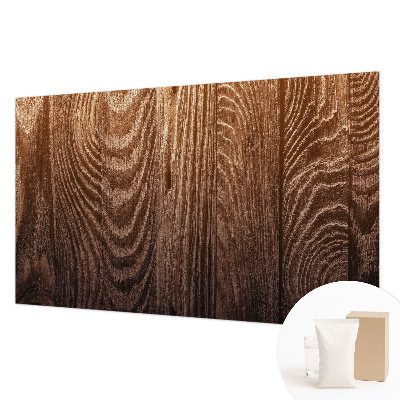 Custom size wall mural with a wooden rings design