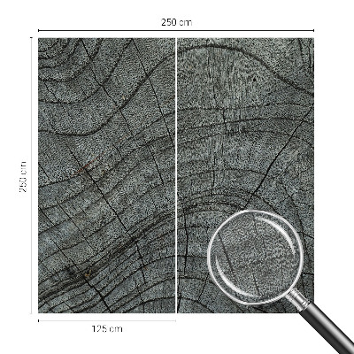 Modern wall mural with a natural wood grain pattern