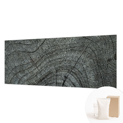 Modern wall mural with a natural wood grain pattern