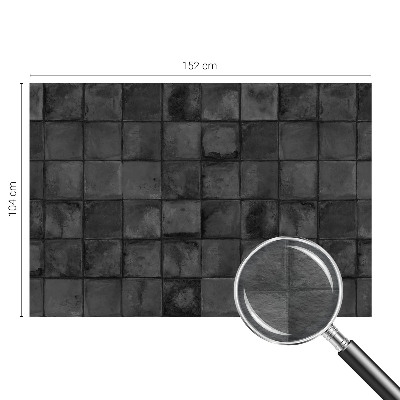 High quality wall mural wallpaper with a gray tiled pattern