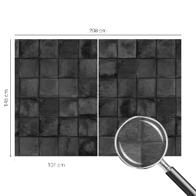 High quality wall mural wallpaper with a gray tiled pattern