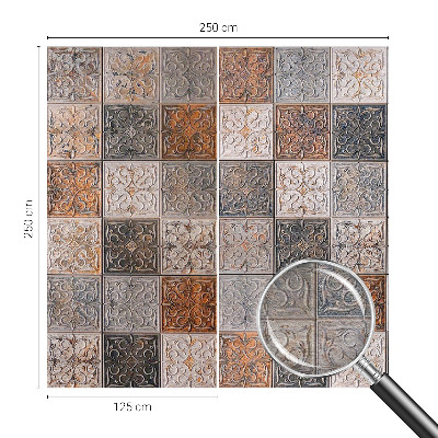 Premium wall mural for bedroom Ornamental tiles
