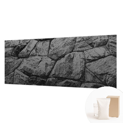 Decorative wall mural for living room with stone textures