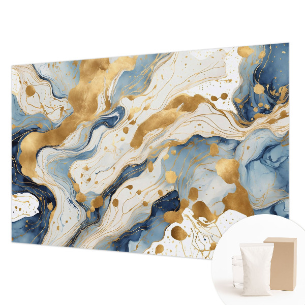 Non-woven wall mural featuring an abstract elegant design