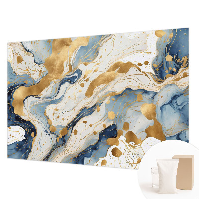 Non-woven wall mural featuring an abstract elegant design