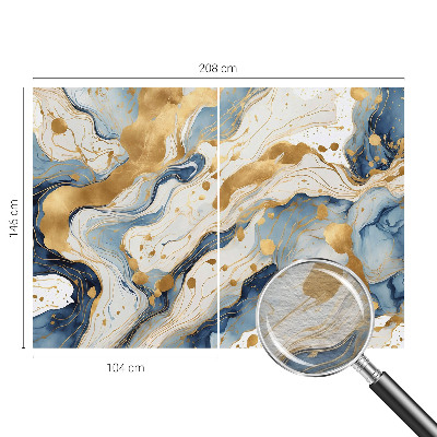 Non-woven wall mural featuring an abstract elegant design