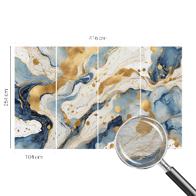Non-woven wall mural featuring an abstract elegant design