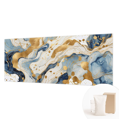 Non-woven wall mural featuring an abstract elegant design