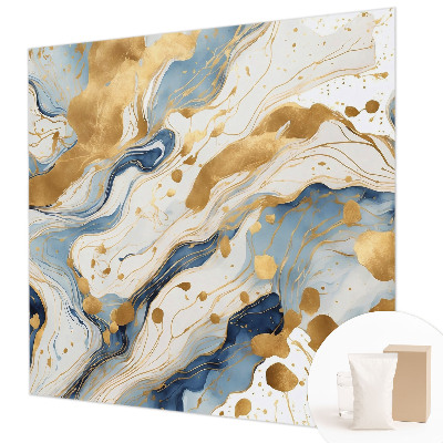 Non-woven wall mural featuring an abstract elegant design
