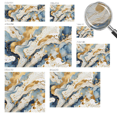 Non-woven wall mural featuring an abstract elegant design
