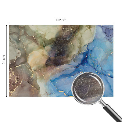 Non-woven photo wallpaper with a colorful abstract design