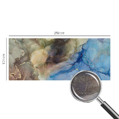 Non-woven photo wallpaper with a colorful abstract design