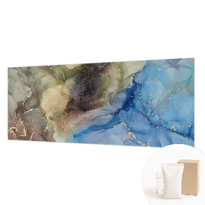 Non-woven photo wallpaper with a colorful abstract design