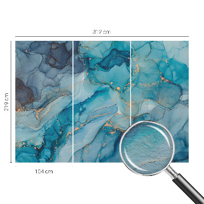 Wall mural Blue abstraction