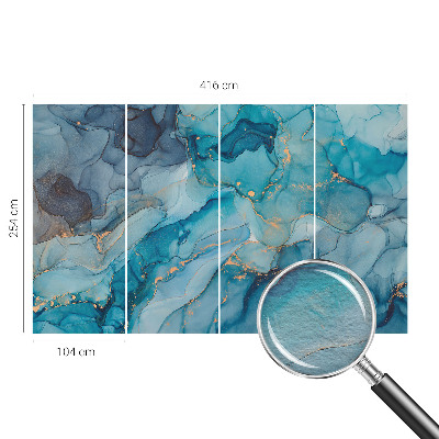 Wall mural Blue abstraction