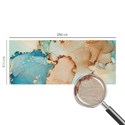 Wallpaper mural with a colorful abstract design