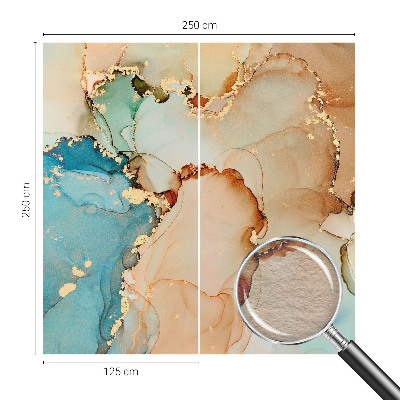 Wallpaper mural with a colorful abstract design