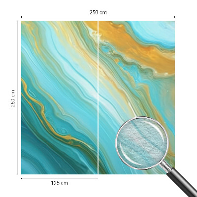 Photo wallpaper with an abstract waves design