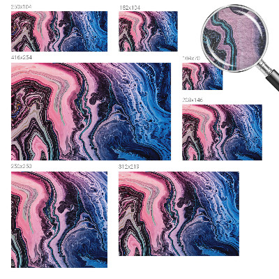 Wall mural for bedroom Colorful swirls