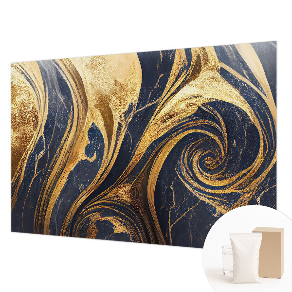 Wall mural for living room with marble patterns
