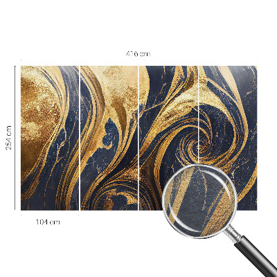 Wall mural for living room with marble patterns