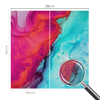 Large wallpaper mural Colorful wave
