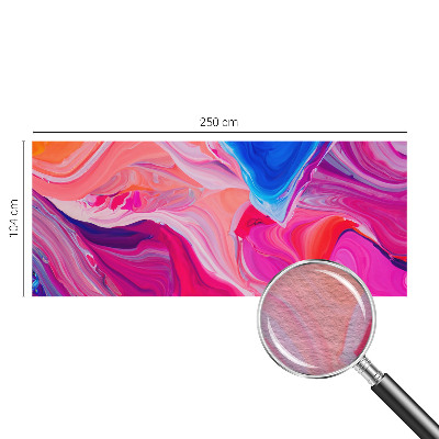 Large wall mural wallpaper with a liquid waves design