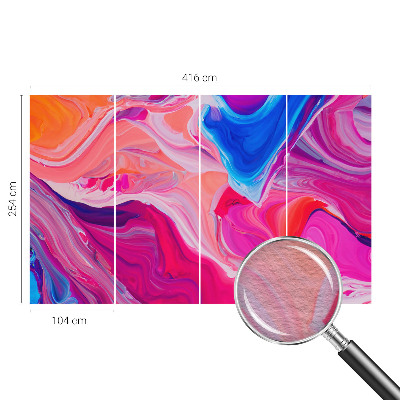 Large wall mural wallpaper Liquid waves